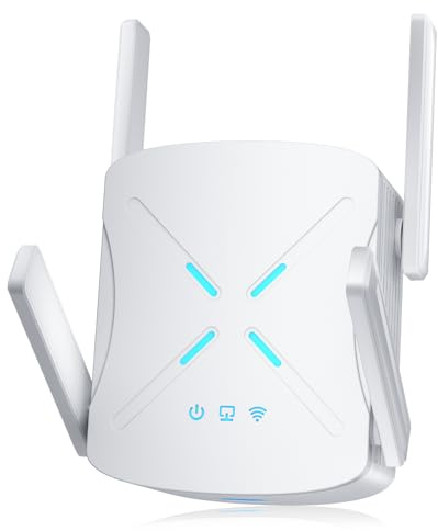 2026 WiFi Extender Signal Booster, 10X Faster WiFi 6 Extender, 18899 sq.ft. Internet Repeater for Home, Dual-Band Network Extender, Wireless Router Signal Amplifier w/Gigabit Ethernet Port, Easy Setup