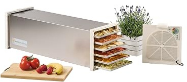 Tauro Essiccatori, Essiccatore Alimentare Biosec Deluxe B12, 100% MADE IN ITALY in acciaio inox con 12 cestelli, potenza 550W essicca fino a 7Kg