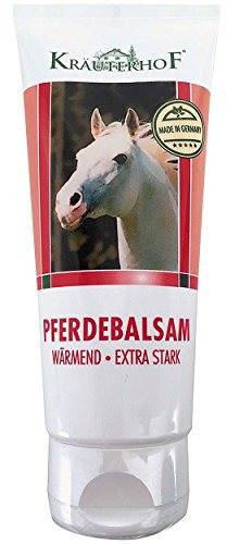 Pferdebalsam Wärmend Extra Stark, Massage-Gel 100ml Für Wärmende Körperpflege Mit Extra Starker Wirkung, Enthält Extrakte Aus Rotem Weinlaub, Rosskastanie, Melisse, Kamille, Hopfen, Baldrian, ......
