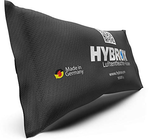 HYBROX Auto Luftentfeuchter Kissen, Entfeuchter, Autoentfeuchter - Wiederverwendbar (1x1000g)