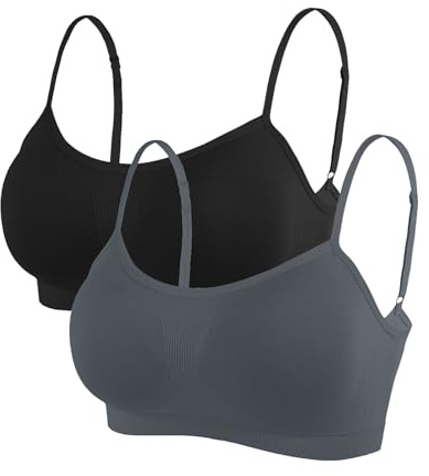 Litthing Sujetador cómodo de Estilo Deportivo sin Costuras 1/2/3 Piezas Sujetadore Deportivo Sexy Transpirable Confort Yoga Deportes de Yoga para Mujeres