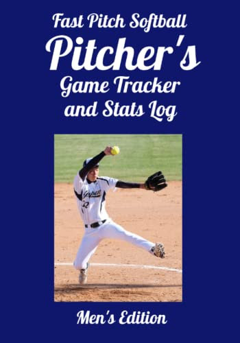 Fast Pitch Softball Pitcher’s Game Tracker and Stats Log – Men’s Edition - Use this handy logbook to track your entire softball season – 7”x10” – 120 Pages