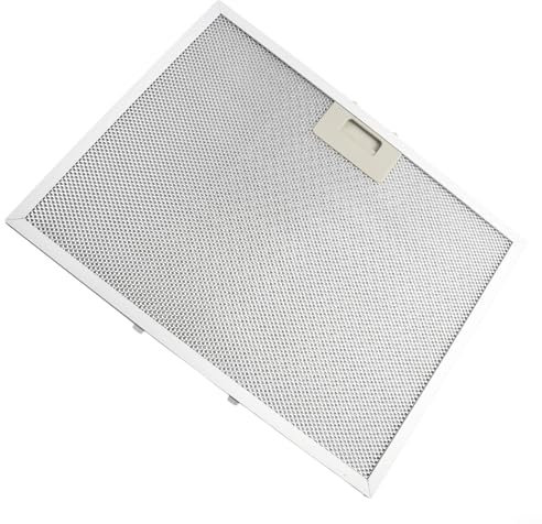 Cooker Hood Metal Grease Filter,400 X 300 X 9Mm Stainless Steel Cooker Hood Filters, For Kitchen Extractor Vent Silver