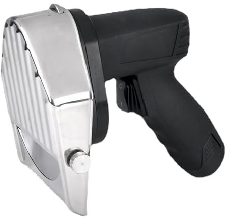 Coltello Elettrico Shawarma, Affettatrice per Barbecue Professionale da 80 W, Macchina da Taglio per Kebab a Spessore Regolabile 0-8 Mm con 2 Lame, Adatta a Casa, Cucina, Ristorante