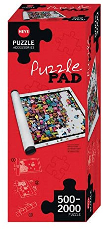 HEYE 80589 - Puzzle Pad - Puzzlematte für 500 - 2000 Teile, weiß