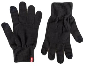 Levi's Ben Touch Screen Gloves, Guantes Hombre, Azul (Navy Blue 17), L