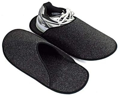 Pantoffelmann Zapatillas de museo suela ABS | Tallas 36-40 | Zapatillas de fieltro para artesanos y visitantes | Protegen de suciedad y arañazos | Lavables