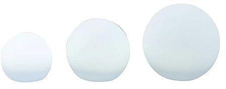 Lindby 3er Set LED Solarleuchte Lago (spritzwassergeschützt (Modern) in Weiß (3 flammig,) - Dekorationsleuchte Solarlampe