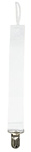 Picapoo Pinzas para chupete de bebé chupete clips chupete chupete chupete clips para chupete de bebé, niños pequeños, cadena blanca para chupete de lactancia, clip para chupete para bricolaje