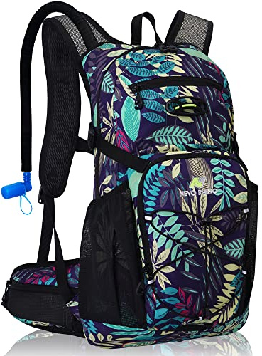 N NEVO RHINO Hydration Backpack, 18L Hiking Backpack with 3L Water Bladder