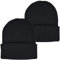 EINSKEY Strickmütze Herren Damen Leichte Watch Cap Dünne Übergangsmütze Beanie Mützen für Fahrradfahren, Chemo, Laufen - 2er Pack