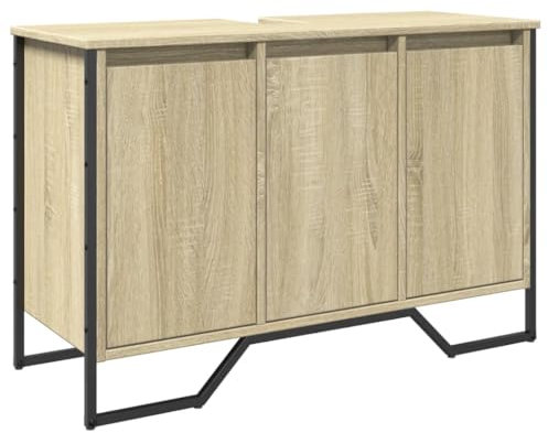 vidaXL Armario de Baño con Lavabo de Roble Sonoma 91x35x60 cm