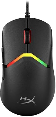 HyperX Pulsefire Saga Gaming Mouse | Plug and play USB Type A 26K movement detection | Xbox device support | Lightweight | Black