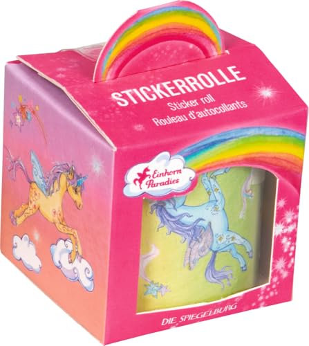 DIE SPIEGELBURG - Stickerrolle - Einhorn-Paradies