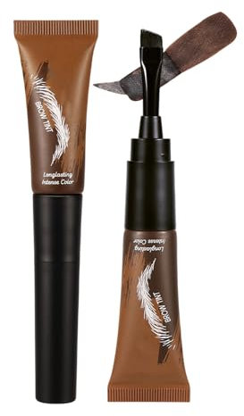 Tinta Sopracciglia Donna | Colore Antimacchia Semi-Permanente - Trattamento Semi-Permanente Impermeabile con Effetto Immediato, Cosmetico per Bellezza di Uomini e Donne Adulti