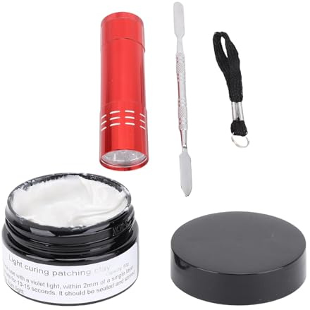 YUEHISY Curing Putty 50G, Multi Purpose Quick Paste Lim för 3D -utskrifter, Modellreparationer, Hantverk Naglar med Härdningsljus