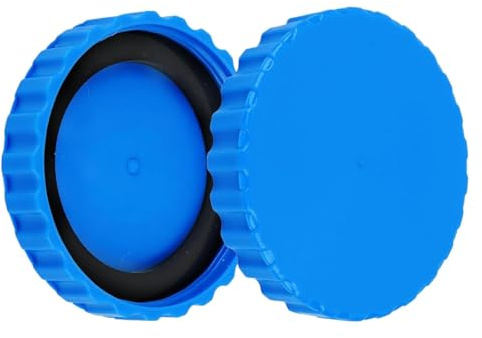 SUCANY Set De Cierre De Invierno para Piscinas Intex Y Bestway, TapóN De Invierno para Piscina con Juntas A Juego, Accesorios para Piscina, 100% Resistente A Las Heladas Y Estanco (2 Piezas)