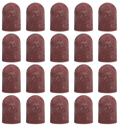 Manchons De Ponçage Pratiques Grain 80 À 180 Pour Coupe-ongles Adaptés La Manucure Pédicure Et Podologie Outils De Ponçage 20 Pièces