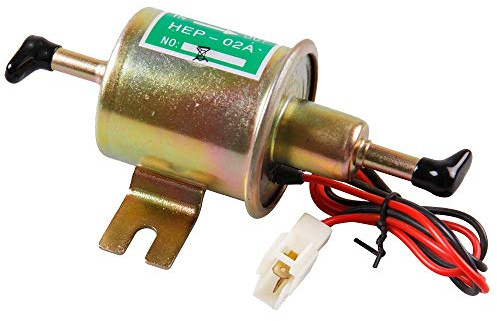 Universal Automotive modifierad HEP-02A 12V kraftig elektrisk bränslepump metall för bensin och diesel