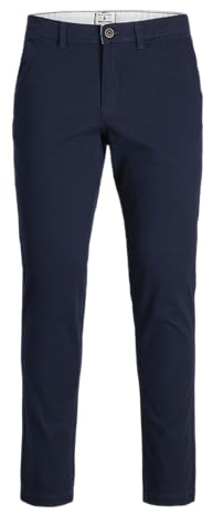 JACK & JONES JJIMARCO JJDAVE AKM Navy Blazer Pantaln, Azul Marino, 30W x 30L para Hombre