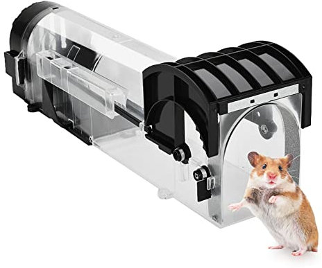 Upgrade Humane Mouse Trap, Rat & Rodent Trap, Reusable & Washable Mice Traps for Indoors Outdoors, Easy to Use and Release Rat Poison Substitute, No Kill Mice,Pet & Child Friendly,Like Real Mouse Home