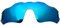 Wetnenss Ersatzgläser für Oakley Radar EV Path OO9208 Sonnenbrille Polarisiert Dicke 1.5mm Salzprävention Ölfest (Dunkelrot) (Dunkelrot) (gleiche Eisblau)