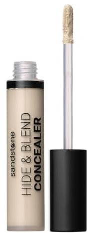 Sandstone Scandinavia Hide & Blend Concealer | Hypoallergen & Parfümfrei für empfindliche Haut | Deckt Augenringe, Rötungen und Unreinheiten ab