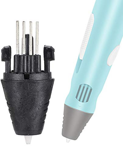 Generic Consejo de Bolígrafo de Impresión 3D, Accesorios para Piezas de Impresora de Lápiz de Impresión 3D con Punta de Cabeza de Lápiz Reemplazo Integrado de Boquilla de Inserción de Boquilla de