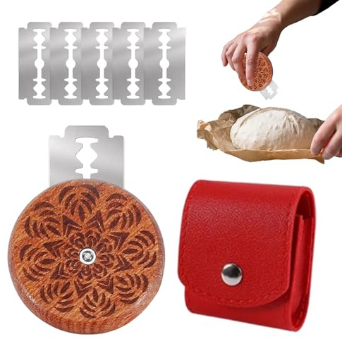 Utensile Per Sgranaggio | Coltello da Panettiere con Manico in Legno | Lama Rasoio Per - Per Artigiani Panettieri Principianti Casa Taglio Cucina