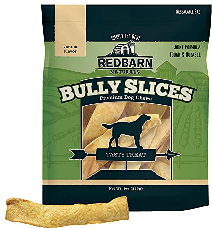 Redbarn Pet Products Bully Slices for Dogs Vanilla Natural Dental Treats 1 Bag