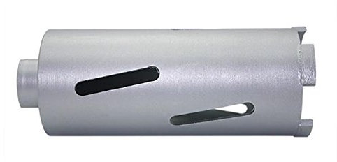 Mexco DCX90 Slotted Dry Core Drill, High-Performance Diamond Core for Drilling Masonry Materials - 65mm