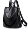CHARMORE Damen Rucksack Wasserdichte PU Leder Schultaschen Anti-Diebstahl Tagesrucksack Schultertaschen