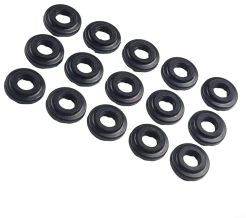 Juego de 15 juntas para cubiertas de válvula de motor compatibles con E39 E46 E53 E60 E61 E65 E66 E83 ajuste directo