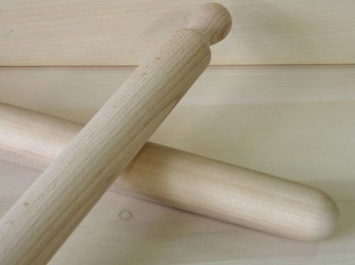 Panetta Casalinghi, mattarello in Legno mattarello con Una Presa, Beige, 4,5 x 100 cm, Legno, Beige, 4.5 x 100 cm