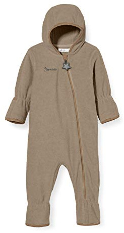 Sterntaler Overall aus Microfleece Unisex - Baby und Kinder – mit Reißverschluss, Stickerei sowie umklappbaren Hand- und Fußstulpen – kuscheliger Einteiler