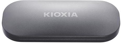 KIOXIA EXCERIA PLUS Portable SSD 2TB - External Drive with USB 3.2 Gen2 Interface, Compatible with Windows OS, macOS, iPadOS, Android OS, PS4, PS4 Pro, PS5, Xbox Series X/S (LXD10S002TG8)