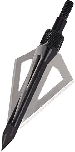 NIKA ARCHERY 12 Stück Pfeilspitzen 100 Körner Jagdspitzen für Carbonpfeile, Armbrüste, Aluminiumpfeile und Glasfaserpfeile Outdoor Bogenschießen Jagd