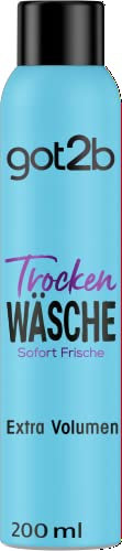 got2b Trockenshampoo Trockenwäsche Extra Volumen (200 ml), Dry Shampoo mit Sofort-Frische-Effekt & Volumen-Boost, Trockenshampoo ohne Rückstände, mit bis zu 48 h Duft