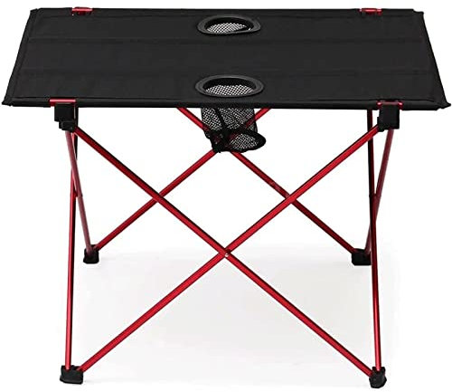 Tavolo pieghevole multifunzione, tavolo da picnic in lega di alluminio leggero e portatile, tavolo da campeggio in tessuto Oxford per uso esterno