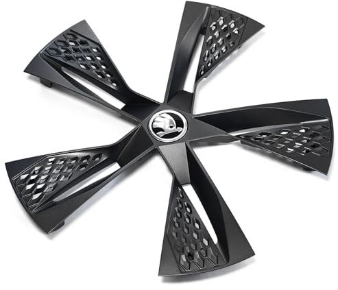 Skoda 57A601169ZG6 Radkappe (1 Stück) Radzierkappe, schwarz *** nur für Original Alufelge 18 Zoll Procyon ***