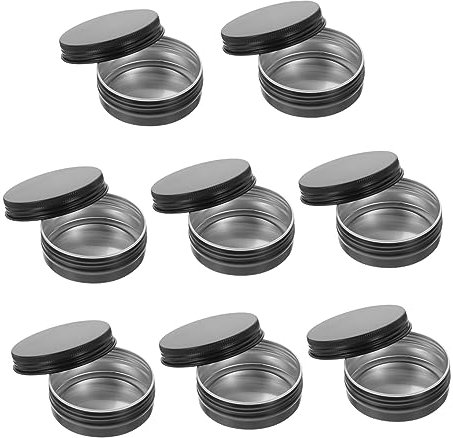 FOMIYES 8pièces Boîte à Thé Portable Et Pot à Aluminium Boîte à Thé Pour Récipient à Poudre Fournitures Pour Maison