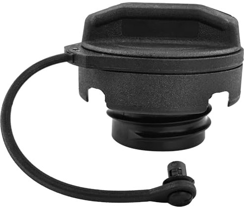 Tankdeckel für A1 A2 A3 A4 A6 Golf Jetta, Kraftstoffbehälter Verschluss mit Halteband, Auto Treibstoff Deckel, Notfall Benzin-Dieselabdeckung Ersatz für 1J0201550A
