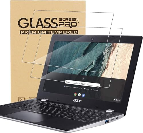 KZIOACSH 2 Pack Screen Protector for Acer Chromebook 311 11.6 Inch, Ultra Clear 9H Hardness Touch Sensitive Anti-Scratch Anti-Fingerprint Protective Tempered Glass Screen Guard for Acer Chromebook 311