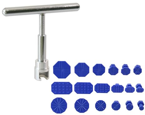 Auto Body - Kit de extractor de ventosa, de chapa mecánica, barra en T, removedor de abolladuras de coche, juego de herramientas manuales