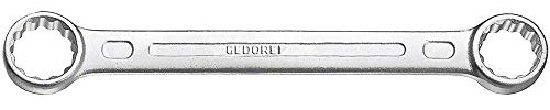 GEDORE Dubbelringnyckel, SW 36 + 41 mm, rak, platt, tunn, 12-kant, UD-profil, skruvnyckel, 4 36 x 41