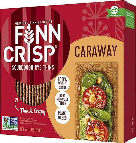 Finn Crisp, Caraway Thin Crispbread, 7 oz (200 g)