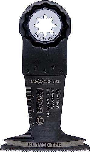 Bosch Professional Starlock - Hoja de sierra de inmersión para madera y metal, BIM AII 65 APB, 40 x 65 mm