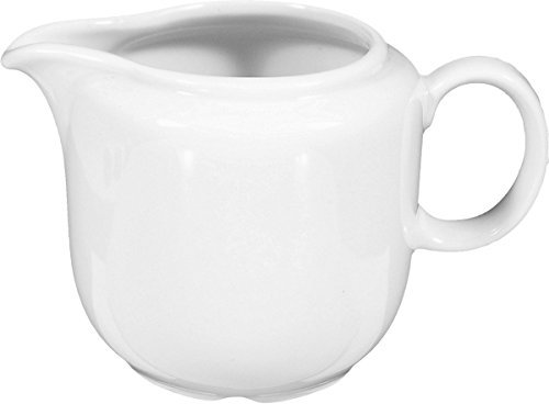 Seltmann Weiden Compact Jarra de Leche, de Crema, para 6 Personas, Porcelana, Blanco, Apto para Lavavajillas, 230 ml, 1473133