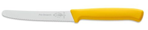 F.Dick ProDynamic 8501511-02 - Coltello multiuso con lama ondulata, 11 cm, colore: Giallo