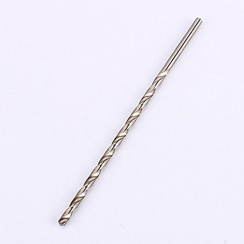6mm HSS Extra Bohrer, 3/8 Zoll Durchmesser, Schwarz Oxid Beschichtung, für Holz, Metall, Kunststoff, Beton (1 Stück)